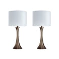 thumbnail image 1 of Lampe de Table en Bronze Doré Mat de 24,25 Po, 1 of 7