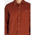 thumbnail image 3 of George Men's and Big Men's Corduroy Shirt with Long Sleeves, Sizes S-3XL, 3 of 5