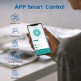 thumbnail image 5 of Foxgard Fingerprint Door Lock, Smart Door Knob with APP Control, 100 Fingerprints Biometric Door Lock with Tuya App, Pink, 5 of 6
