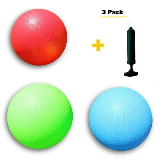 Playground Balls 3 Pack Red, Blue, Green