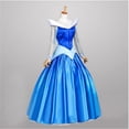 thumbnail image 3 of Película 2021 La Bella Durmiente Princesa Aurora Vestido de lujo para adultos Disfraz de Cosplay Halloween Navidad Mujer Conjunto de vestido con capa, 3 of 5