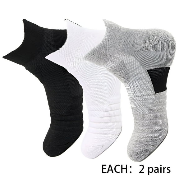 TELOLY 6Pairs Mens Ankle Socks9-13Mens Ankle Socks Size 9-11 Men's Socks ,Colormixing
