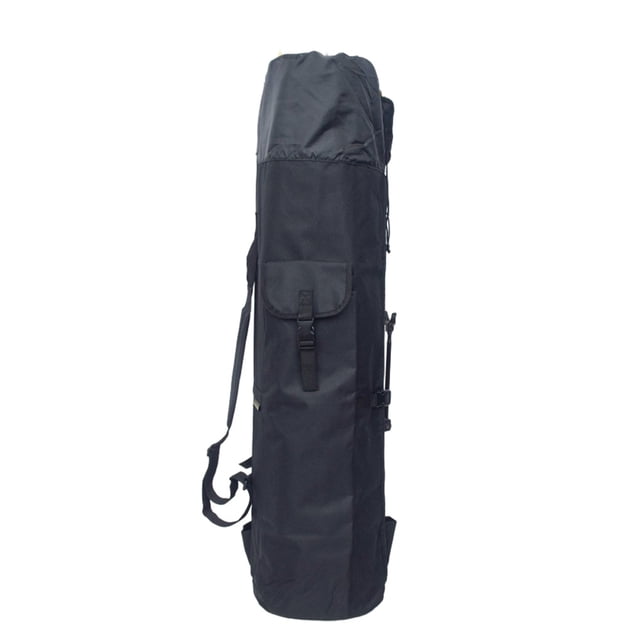 Greeniant Camuflaje ligero y cómodo aparejos de pesca bolsa para cañas entusiastas de la pesca Exterior grande Pescar negro 123x34cm