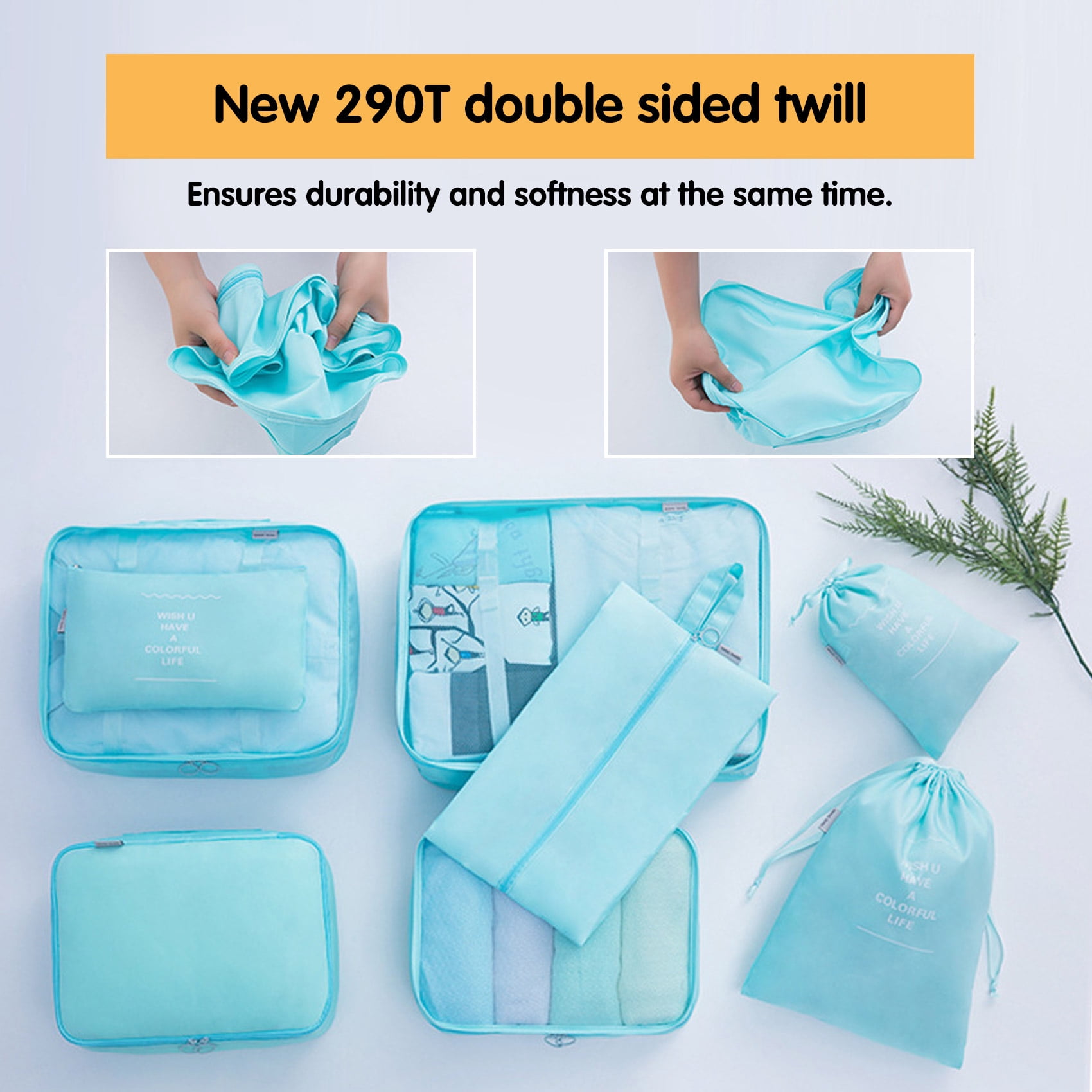 DAILISHA 12 Pack Packing Cubes Set - Luggage Packing Organizers for Travel Accessories Must-Have Compression Cubes for Neat Luggage Fits Carry-Ons, Suitcases & Backpacks