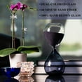 thumbnail image 4 of 60 Min. Blue & Clear Glass Sand Timer w/ Blue Sand, 4 of 5