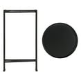 thumbnail image 5 of Kate and Laurel Celia Round Metal Foldable Accent Table with Tray Top, Black, 5 of 6