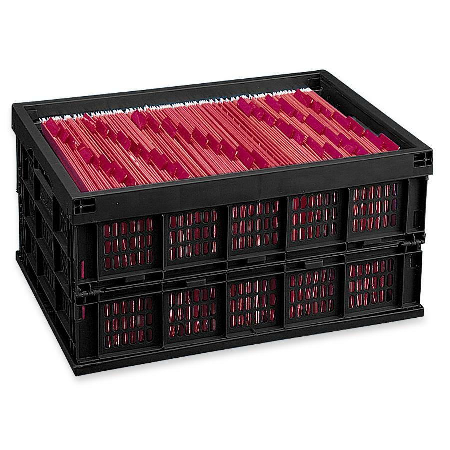 QuickCrates Folding Filing Crate