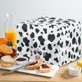 thumbnail image 4 of Cartoon Cow Print Toaster Covers Universal 2 Slice Toaster Dust Cover Protector Toaster Cover Black White Bread Maker Oven Microwave Cover Home Kitchen Decoration, 4 of 7