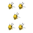 thumbnail image 2 of Sidaley Ambientador portátil en forma de abeja, difusor de Aroma de estilo de dibujos animados, desodorante de fragancia para vehículos, Type2, 2 of 6