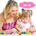 thumbnail image 3 of Wooden Math Toys, Wooden Multiplication Table, Math Games, Wooden Multiplication Table (a), 3 of 4