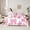 Pink White A, variant on Castle Fairy Kids Children Pink Bow Personalized Initial H Twin Bedding Sets 7-Piece,Dreamy Princess Bow-Tie Bedding Comforter Set Microfiber,Cute Bowknot Bow Breathable Sheet Sets