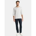 thumbnail image 2 of George Men's & Big Men's Crewneck T-Shirt with Long Sleeves, Size S-2XL, 2 of 5