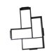 thumbnail image 3 of Diy Walk Stry Maker Molde decorativo de y forma de para el jardín del césped al aire libre Rectángulo, 3 of 8