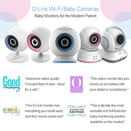 D-Link DCS-825L HD WiFi Baby Camera - Temperature Sensor, Personalize Audio, 2-Way Talk, Local and Remote Video Baby Monitor app for iPhone and Android - image 3 of 15