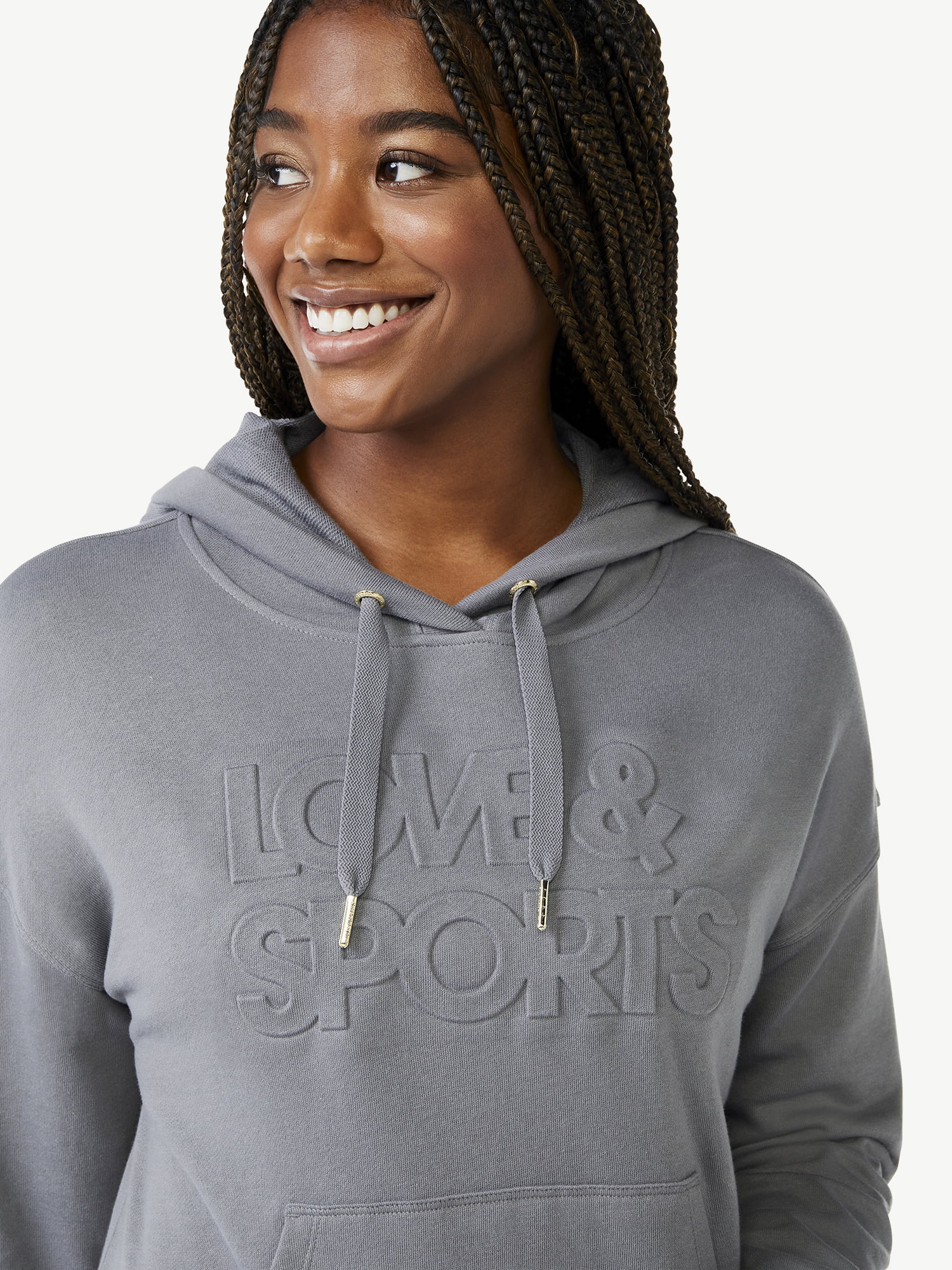 Smaak staan Spookachtig Love & Sports Women's Long Sleeve Pullover Hoodie - Walmart.com