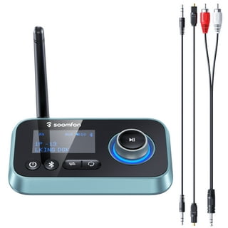 Bluetooth Transmitter for TV PC, (3.5mm, RCA, Computer USB Digital Audio)  Dual Link Wireless Audio Adapter for Headphones, Lo