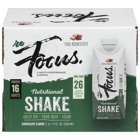 Refocus 407805 66 fl oz Rite Chocolate Bite Max Plant Protein Powder