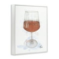 thumbnail image 3 of Stupell Industries Modern Rosé in Glass Food & Beverage Painting White Framed Art Print Wall Art, 11 x 14, 3 of 8