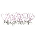 thumbnail image 2 of 20pcs Correa Del Cordón Del Teléfono Celular Llavero Encantos de La Llave Cuelgan La Cuerda de Poliéster Violeta claro Sunnimix correa del acollador del teléfono, 2 of 7