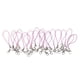 thumbnail image 2 of 20 Unids Cordón Charm Cuelga El Cable Colgante Para El Teléfono Móvil Llaves Violeta claro Sunnimix correa del acollador del teléfono, 2 of 7