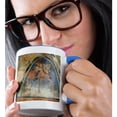 thumbnail image 2 of 3drose, Germany, Braubach, Marksburg Castle - Eu10 Cmi1241 - Cindy Miller Hopkins, 11oz Two-tone Blue Mug, 2 of 6