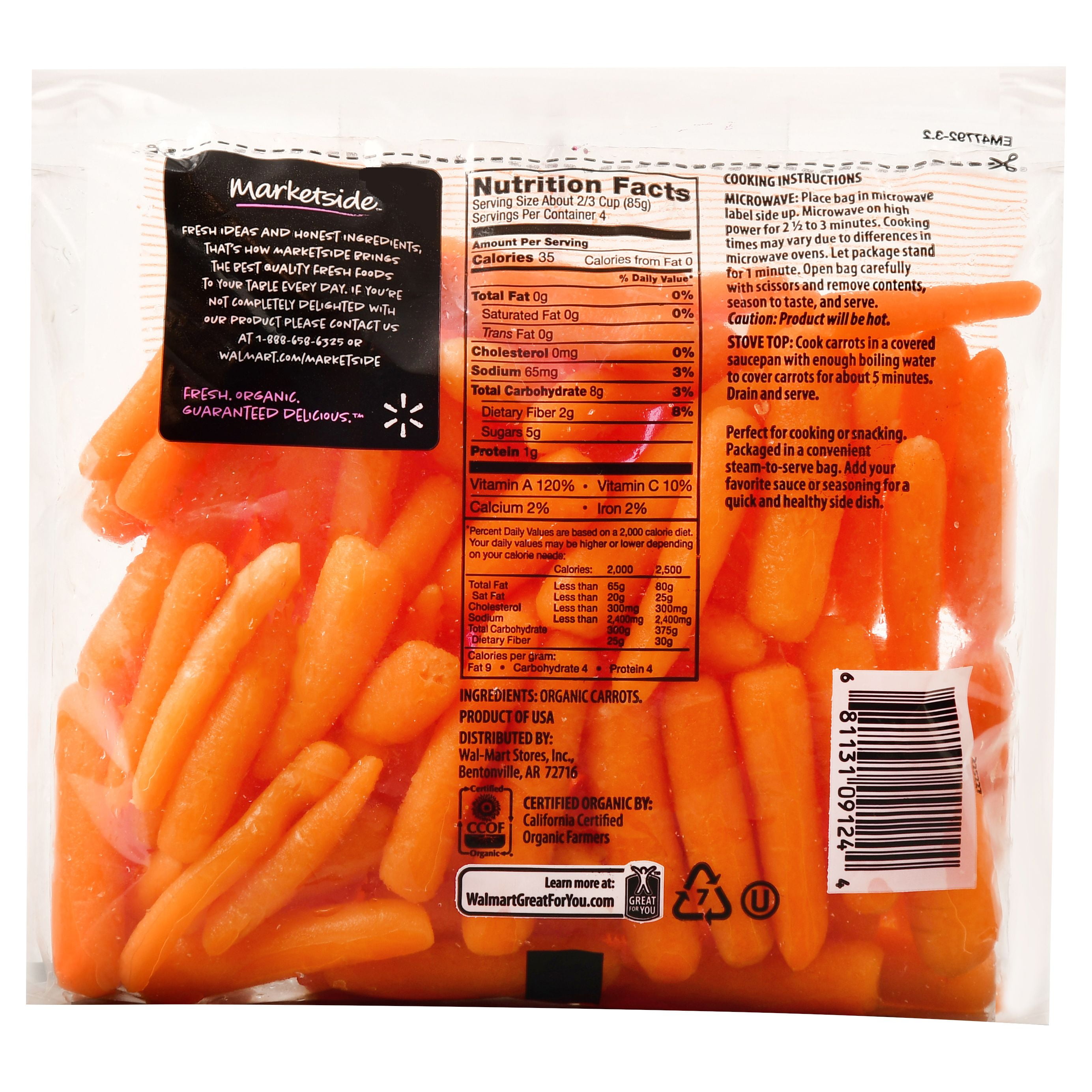 Marketside ORGANIC BABY CARROTS