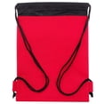thumbnail image 2 of Spiderman Character Authentic Licensed Red Drawstring Bag, 2 of 3