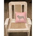 thumbnail image 5 of Carolines Treasures BB3665PW1818 Neapolitan Mastiff Checkerboard Pink Fabric Decorative Pillow, 5 of 5