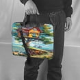 thumbnail image 5 of Lsque Whimsical Treehouse Painting Pattern Laptop Bag – Portable & Slim Single-Shoulder Computer Case with Adjustable Strap, Protective, Lightweight for 13”/14”/15.6” Laptops, 5 of 8