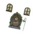 thumbnail image 1 of Decoración Decoraciones De árboles De Hadas En Miniatura Conjunto De Puertas Y Ventanas De Hadas Adornos Luminosos Para Puertas Y Ventanas, 1 of 7