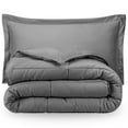 thumbnail image 2 of Bare Home Ultra-Soft Premium 1800 Series Goose Down Alternative Comforter Set - Hypoallergenic - All Season - Plush Siliconized Fiberfill (Queen, Light Gray), 2 of 7