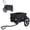 Black + Steel, variant on 2-in-1 Bike Cargo Trailer with Foldable 70L Storage Box, 88LBS Capacity, 16" Quick Release Wheels & Waterproof Cover, Black-Gray