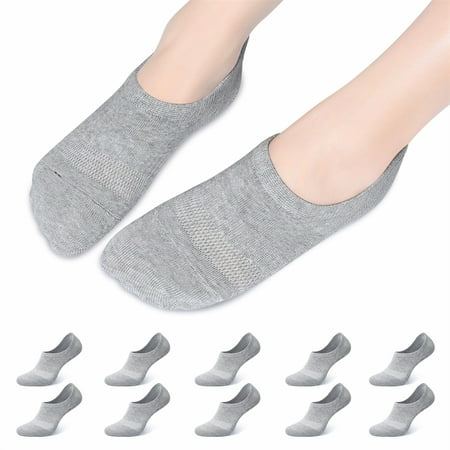 

LEZMORE Sneaker Socks Women Ankle Socks Men No Show Socks Low Cut Anti-Slid Invisible Liner Socks 100P