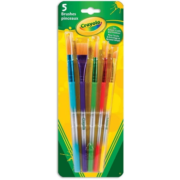 Crayola Brushes Paint Brush Set - Multicolor - Pack of 44