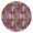 Multicolor Ethnic Diamond, variant on Multicolor Ethnic Floral and Geometric Pattern Round Fitted Tablecloth with Elastic Edge,Dining Table Cover Waterproof,Outdoor Round Tablecloth for Camping,Dining,Indoor and Outdoor