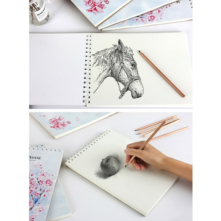 A5 Simple Sketch Book Blank Graffiti Book Creative - Temu