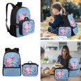thumbnail image 2 of KUIFORTI Axolotl Blue Bookbag with Lunch Bag, 4Pcs Kids Backpack Set for Elementary Primary Middle School Boys, Cool School Bag with Pencil Pouch Water Bottle Sleeve, 2 of 7