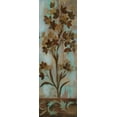 thumbnail image 2 of Vassileva, Silvia 13x32 White Modern Wood Framed Museum Art Print Titled - Monsoon Florals I, 2 of 4