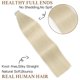 thumbnail image 3 of Extensiones de pelo Sunfly Tape ins, 50 g, rubio platino, 50 cm, 3 of 7
