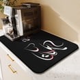 thumbnail image 4 of Coffee Bar Mat Rubber Dish Drying Mat For Kitchen Counter Coffee Mat for Home Bar Gift Kitchen Mat Coffee Bar Accessories Decorative Coffee Shop Chocolate Dish Drying Pad 23.5"X 15.5", 4 of 5