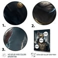 thumbnail image 3 of Designart Gangster Tough Cat I Canvas Wall Art, 3 of 5