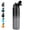 Black/Gray, variant on Hawsaiy 24 oz Insulated Stainless Steel Water Bottle with Handle, Leak-Proof Lid & Wide Mouth, Double Wall Vacuum, BPA Free, Keeps Cold & Hot, Black