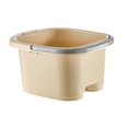 thumbnail image 4 of Lavabo de para baño de pies para el hogar con puntos de y rodillo, bañera multiusos resistente para remojo de pies para adultos, niños y A, 4 of 8