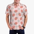 thumbnail image 5 of Wukai Strawberry And Flowers Men’s Polo Shirts,Quick-Dry Athletic Shirt,Classic Fit Shirts-Small, 5 of 8