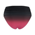 thumbnail image 5 of MNCEKFOD Swim Bottoms for Women High Waist Bikini Bottoms Swim Briefs Beach Shorts Ruched Bottom High Cut Swim Bottom Full Coverage Swimsuit Bottom Sports Yoga Shorts Swimbottom Brick Red S, 5 of 5