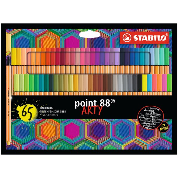 STABILO point 88 Pens, ARTY Set of 65