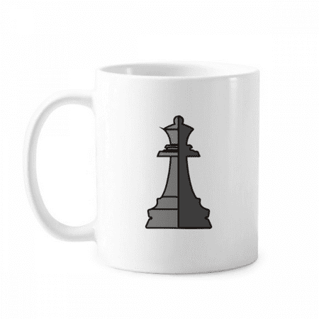 

Checkerboard Queen White Word Chess Mug Pottery Cerac Coffee Porcelain Cup Tableware