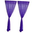 thumbnail image 3 of Juego de ventana transparente Zulema 2 piezas lavable 200x270cm, 3 of 8
