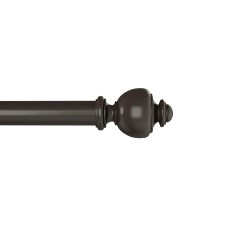 Curtain Rod-Modern Urn Finials 48-84 Bronze