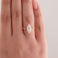 thumbnail image 3 of Cora Jewellery 2CT Vintage Style Marquise Moissanite Engagement Ring For Women, 10K Rose Gold, 3 of 5